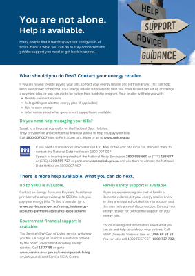 NSW Disconnection Notice Factsheet v3